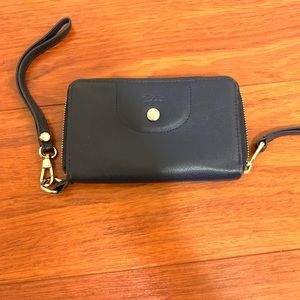 Longchamp wristlet wallet